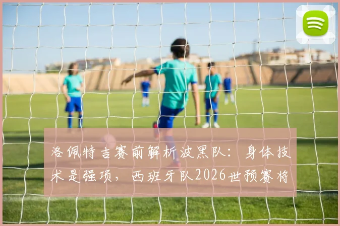 洛佩特吉赛前解析波黑队：身体技术是强项，西班牙队2026世预赛将全力争胜